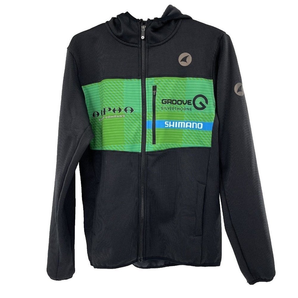 Pactimo Hoodie Insulated Full Zip‎ Jacket Men's Small Cycling Reflective